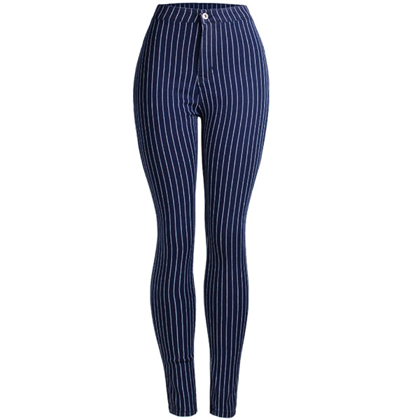 Pinstripe Jeans