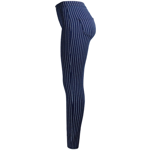 Pinstripe Jeans